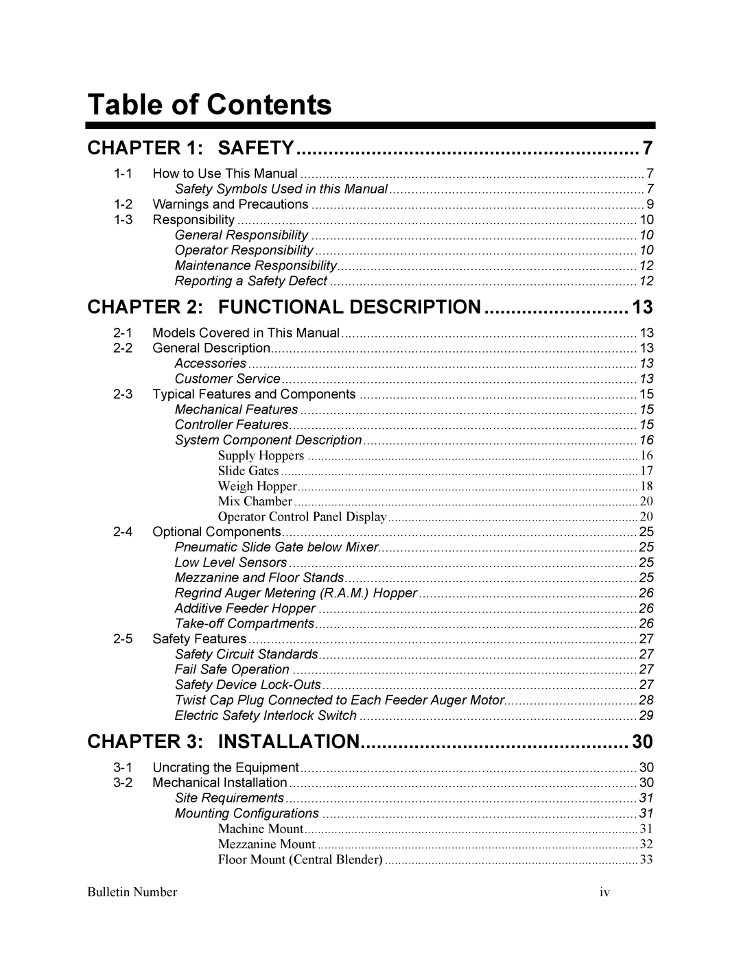 Mitsubishi Electronics 882.00207.00 specifications Table of Contents 