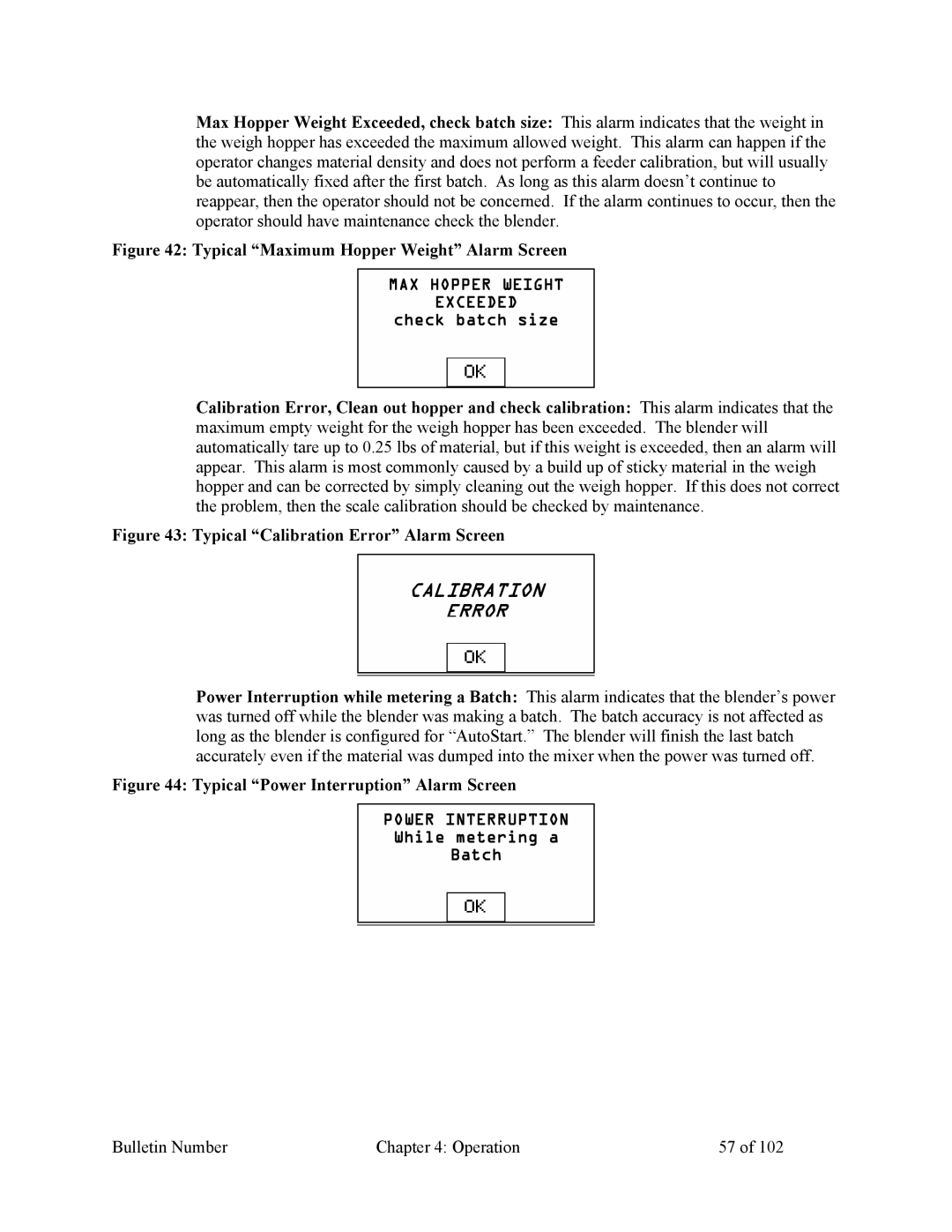 Mitsubishi Electronics 882.00207.00 specifications Calibration Error 