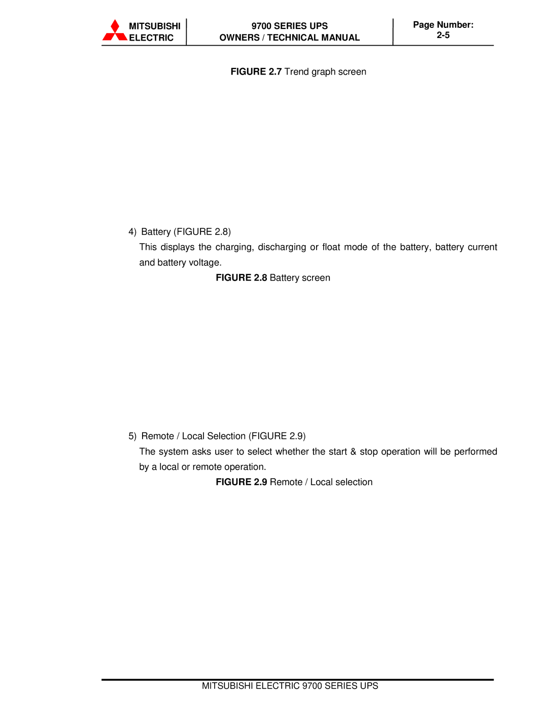 Mitsubishi Electronics 9700 Series technical manual Remote / Local selection 