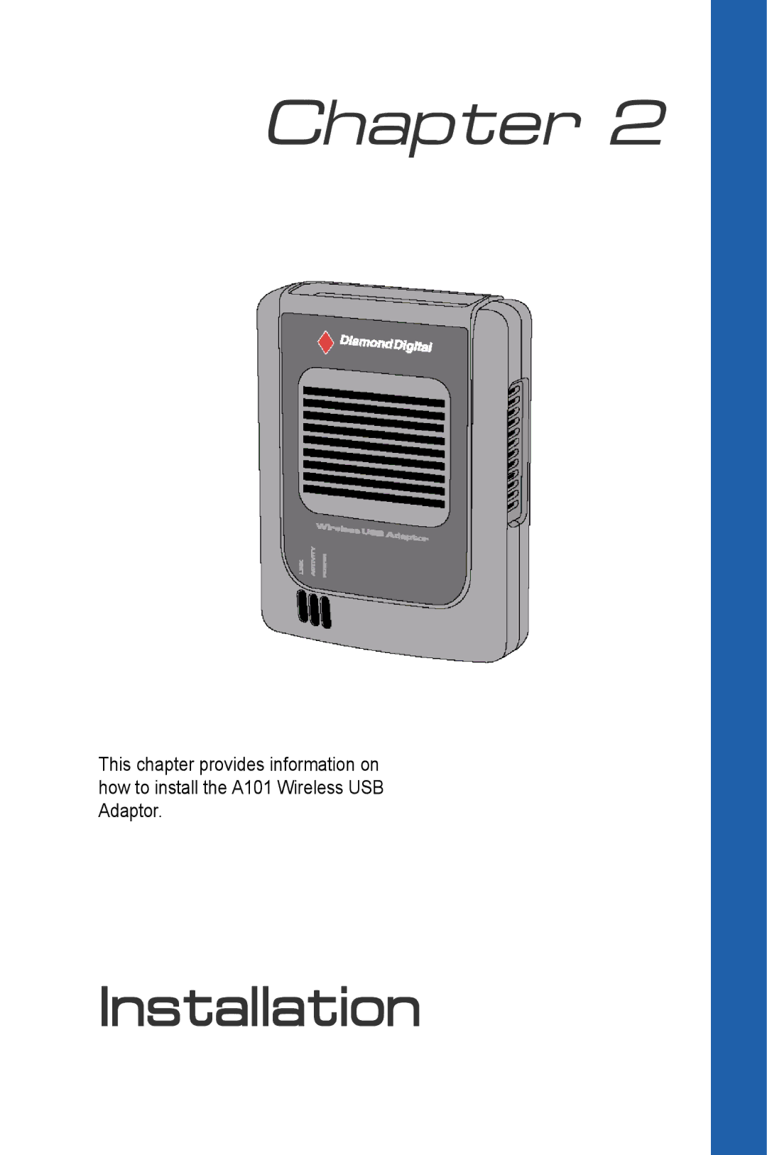 Mitsubishi Electronics A101 user manual Installation 