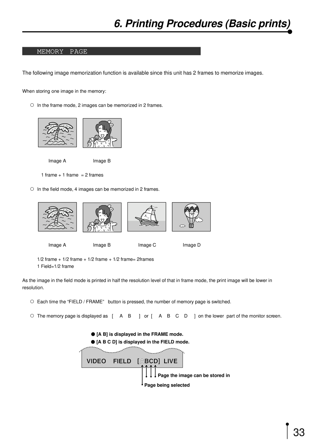 Mitsubishi Electronics CP700E operation manual Memory 