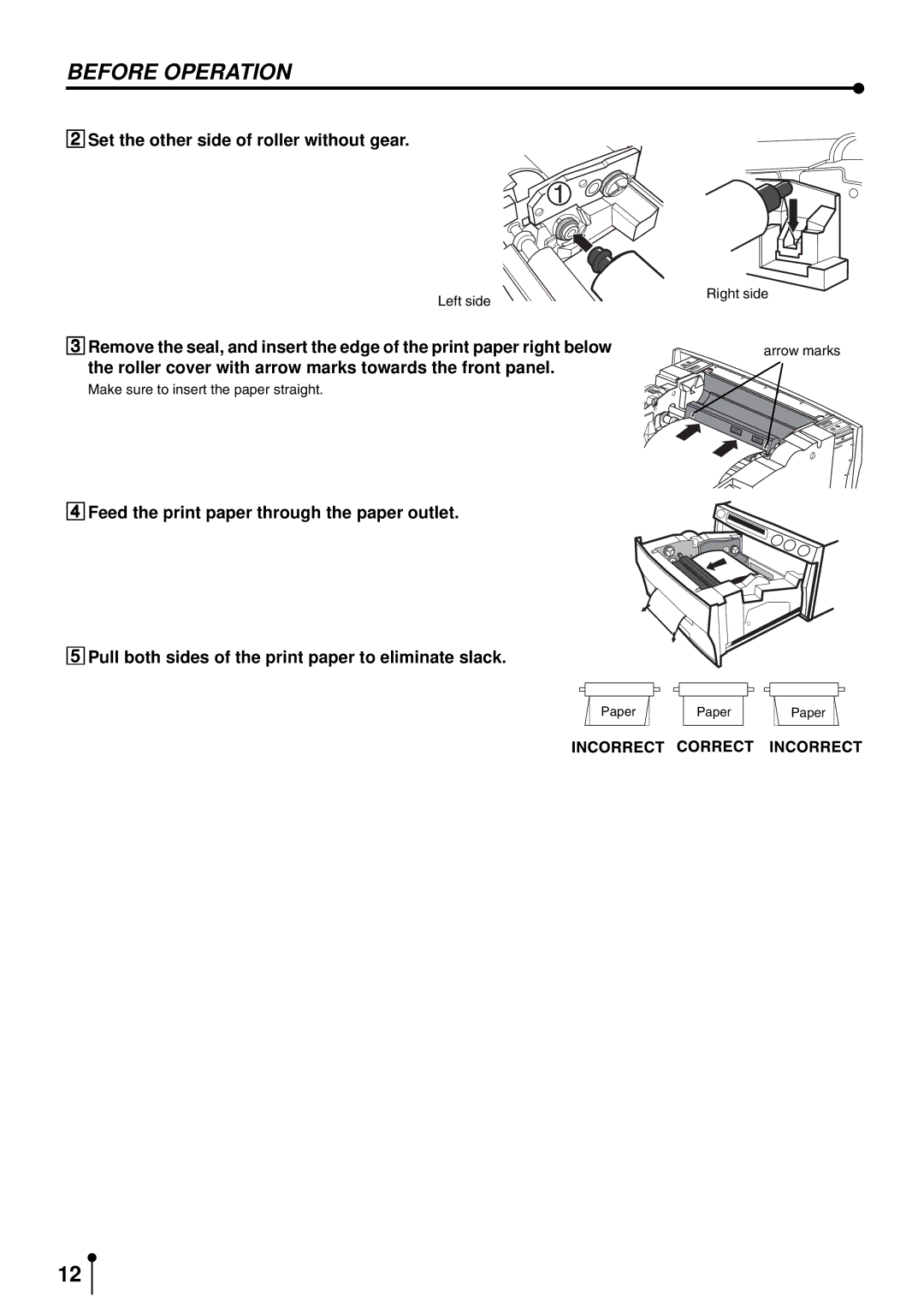 Mitsubishi Electronics CP900DW operation manual 2BEFORE Operation 