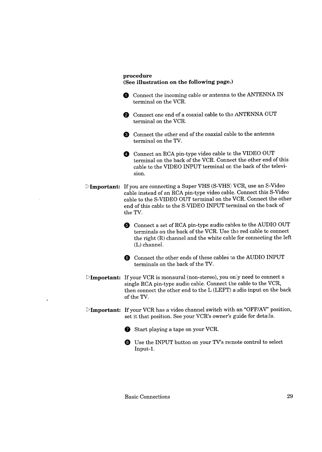 Mitsubishi Electronics CS-35305 manual Procedure See illustration on the following 