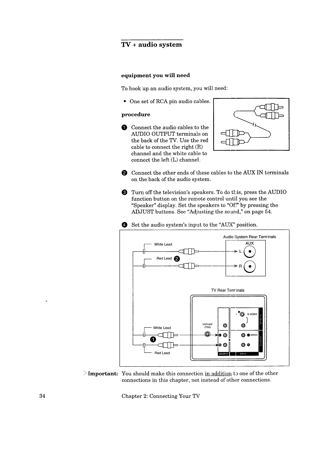 Mitsubishi Electronics CS-35305 manual IIo, IV + audio system 