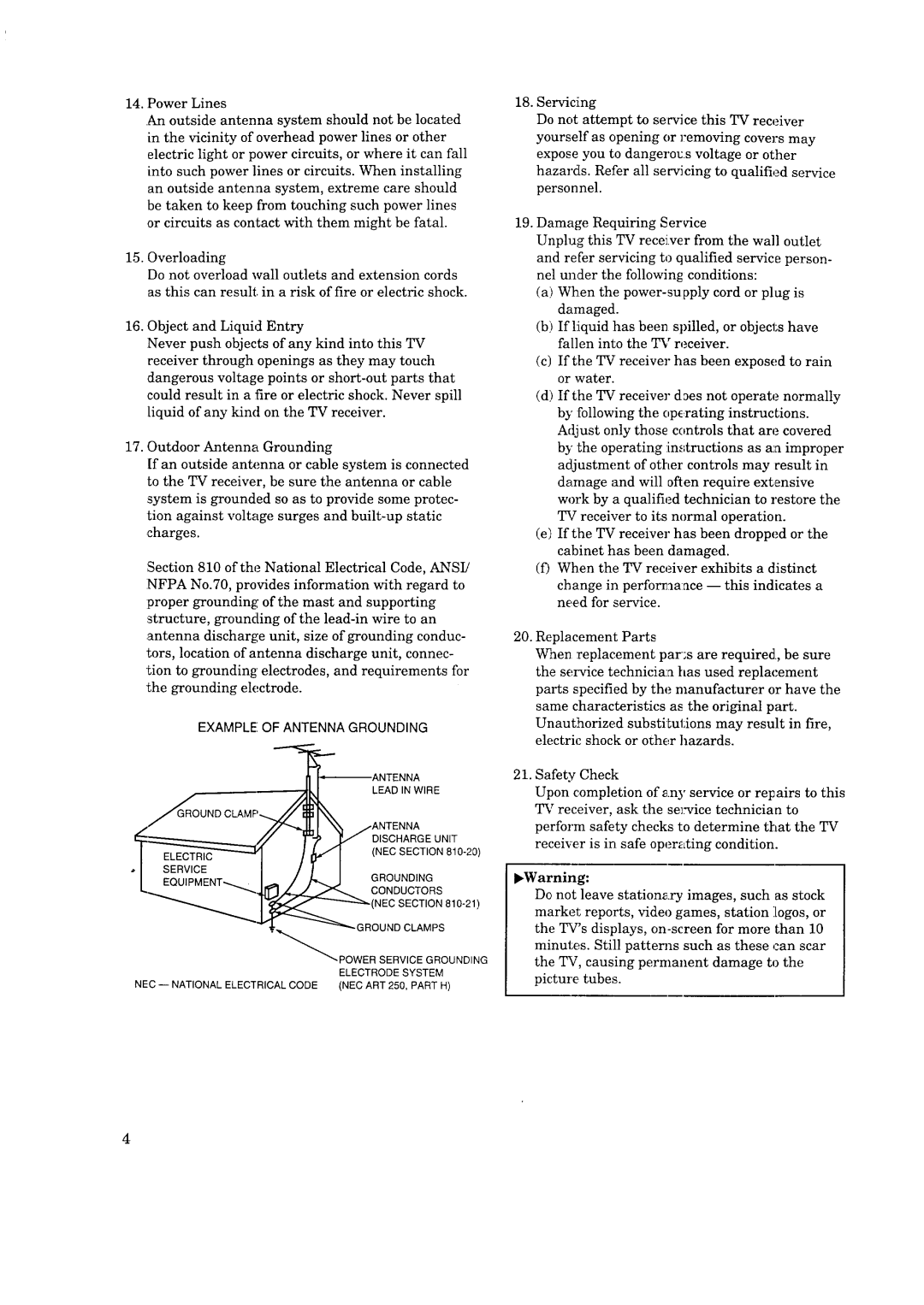 Mitsubishi Electronics CS-35305 manual 16ObjectandLiquidEntry 