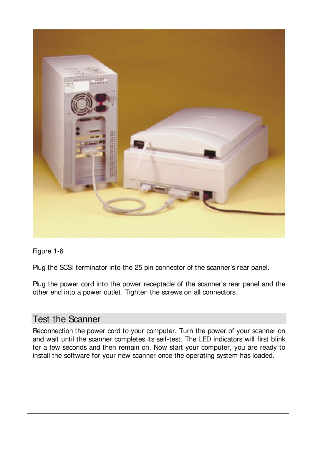 Mitsubishi Electronics DV1248ST user manual Test the Scanner 