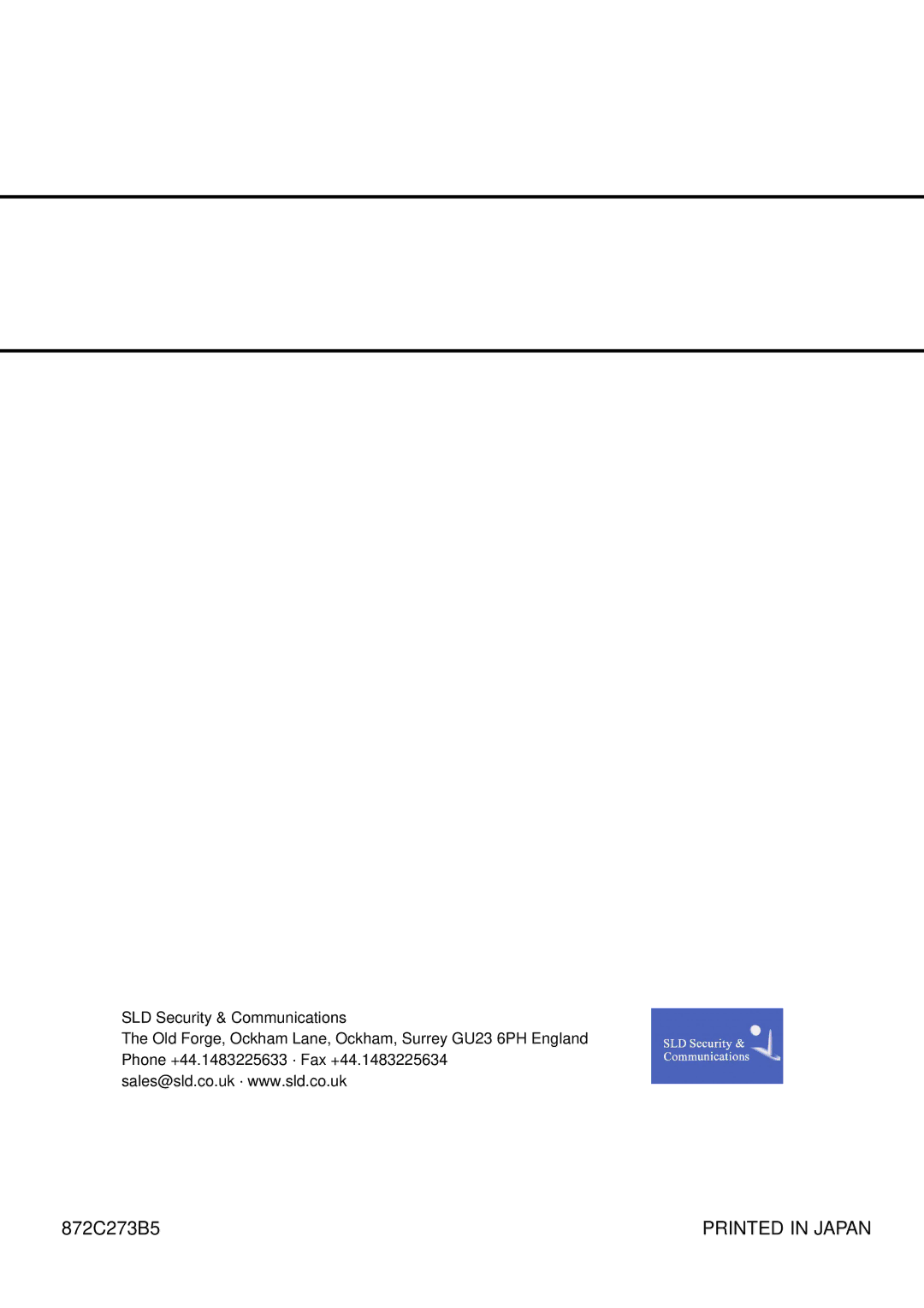 Mitsubishi Electronics DX-TL1600EM operation manual 872C273B5 