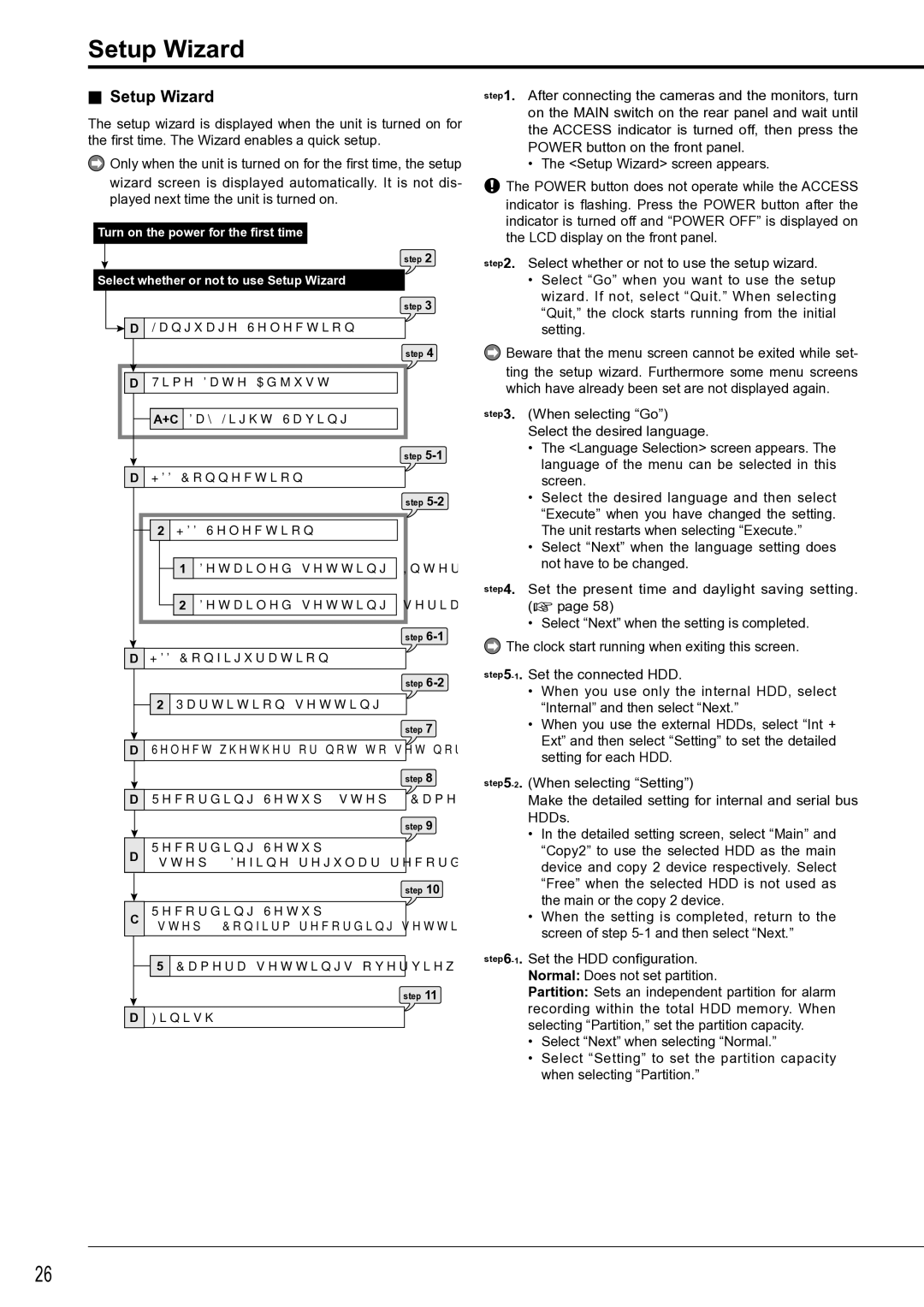 Mitsubishi Electronics DX-TL4516U instruction manual Setup Wizard 