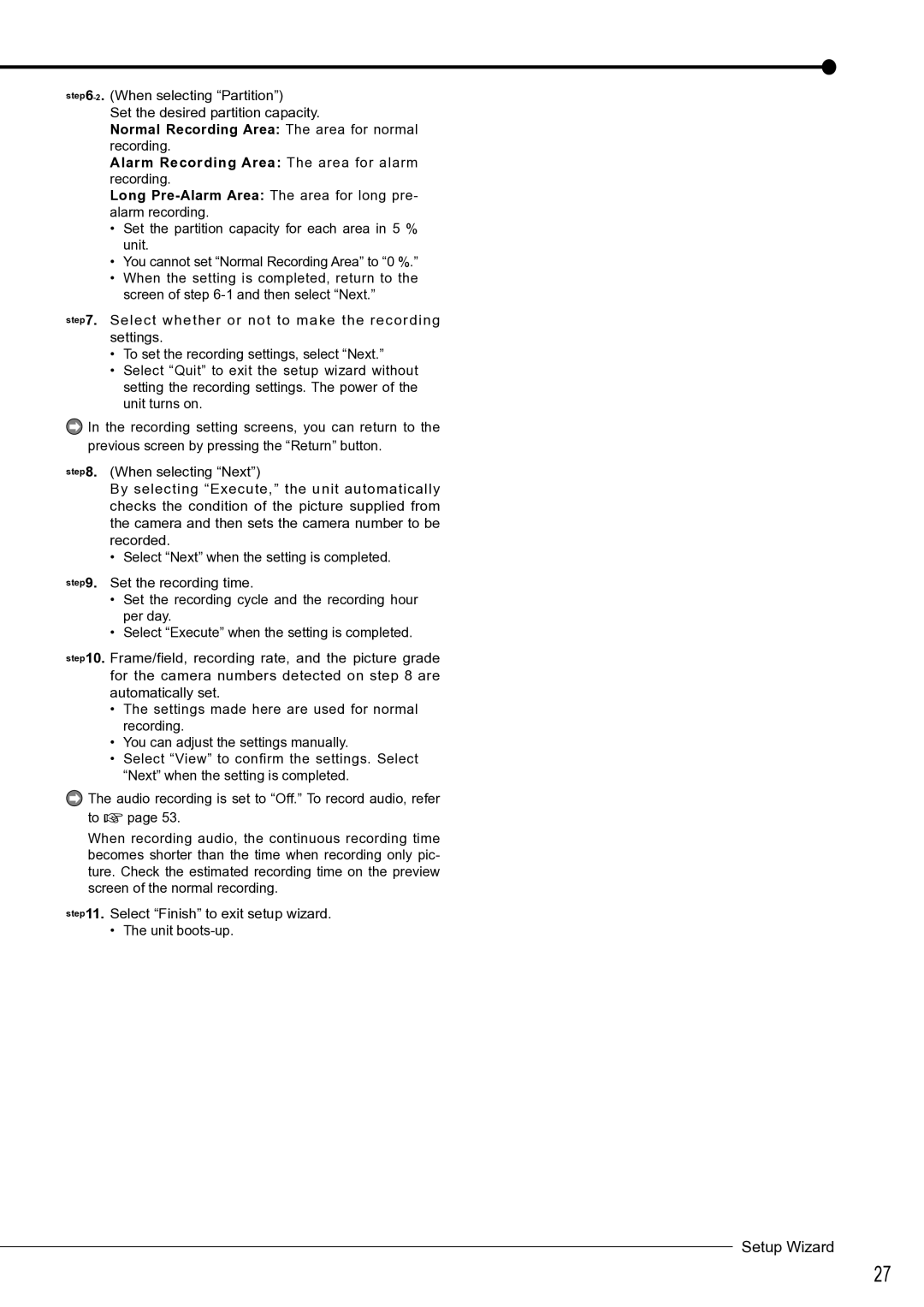 Mitsubishi Electronics DX-TL4516U instruction manual Setup Wizard 