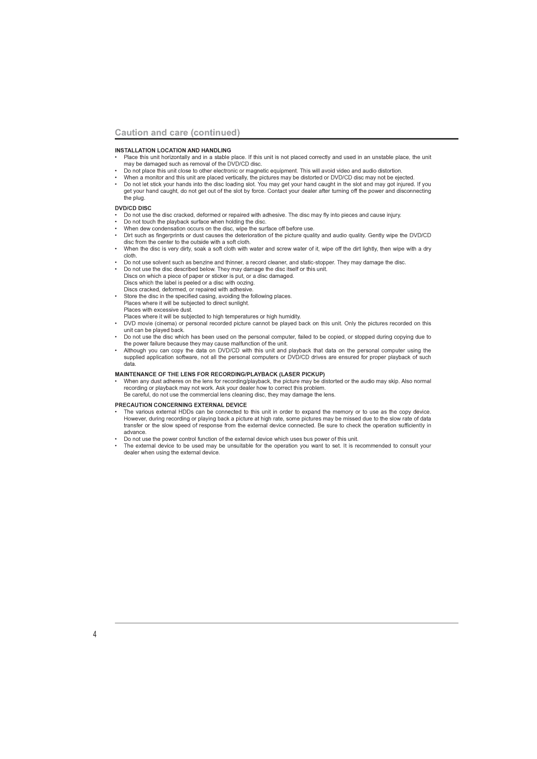 Mitsubishi Electronics DX-TL4709U instruction manual Installation Location and Handling 