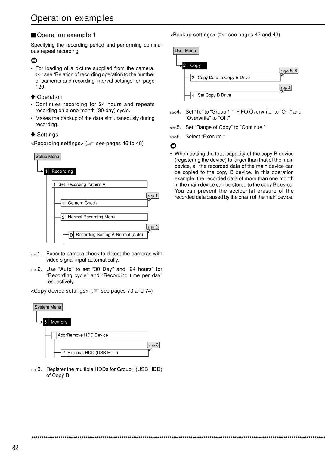 Mitsubishi Electronics DX-TL5000E instruction manual Operation examples 