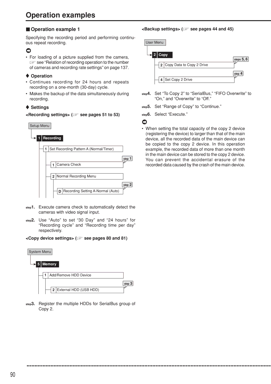 Mitsubishi Electronics DX-TL5000U instruction manual Operation examples 