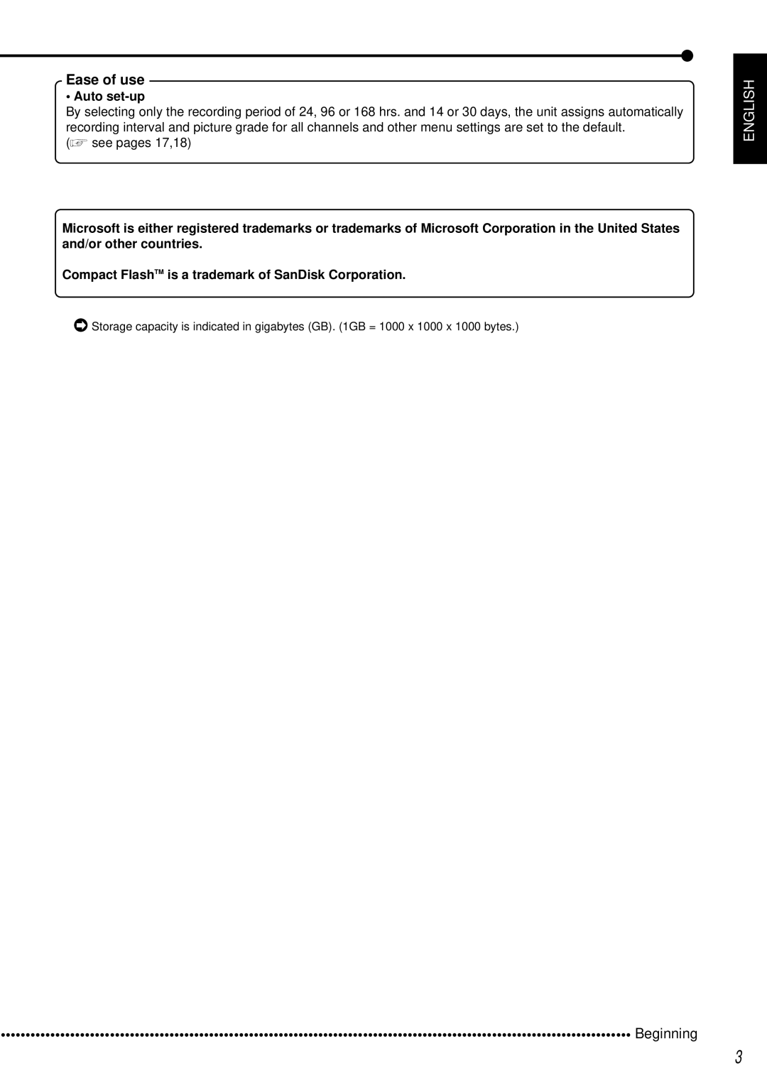 Mitsubishi Electronics DX-TL950E operation manual Ease of use, Auto set-up 