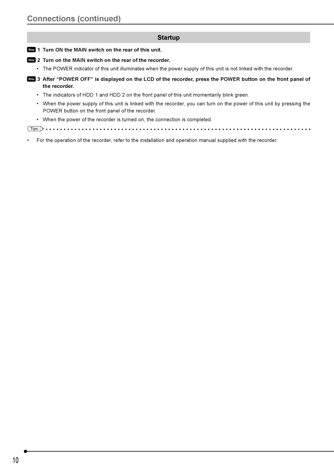 Mitsubishi Electronics DX-ZD6UE operation manual Connections, Startup 