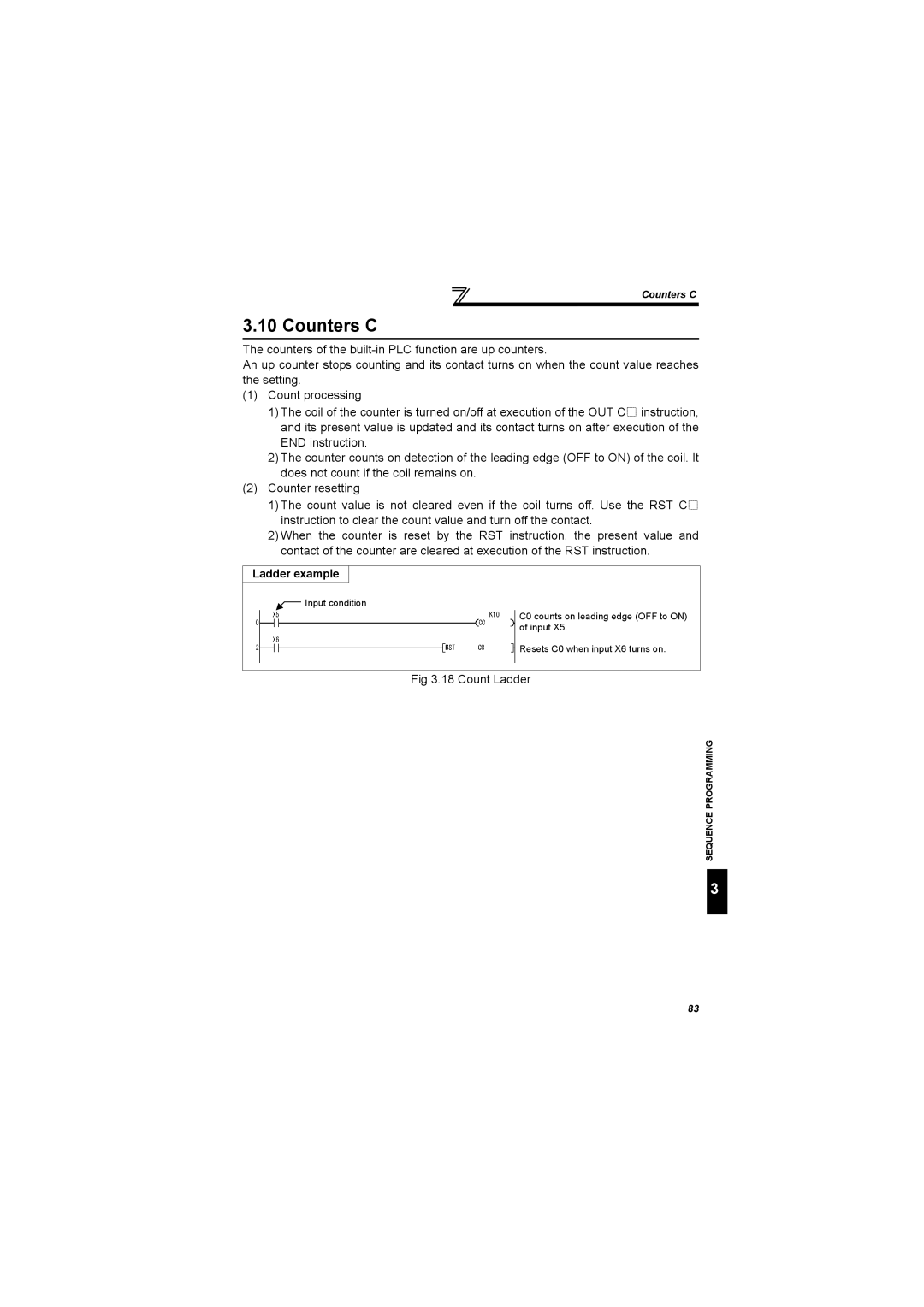 Mitsubishi Electronics FR-A700, 700 Series specifications Counters C, Count Ladder 