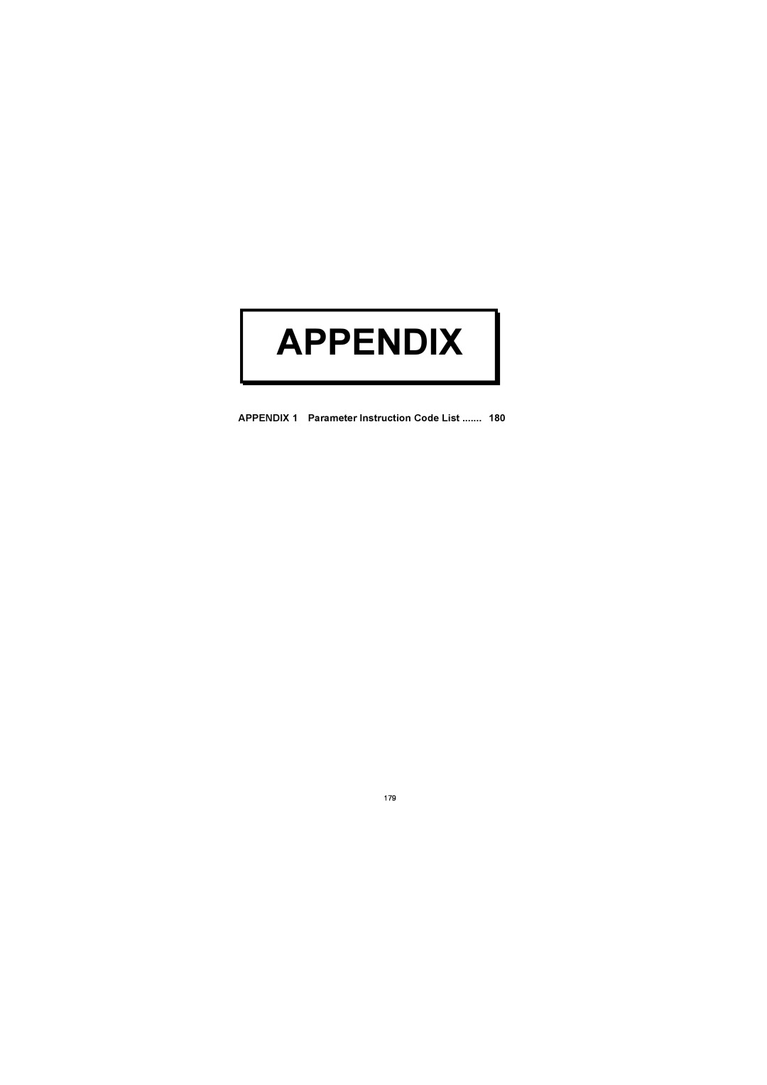 Mitsubishi Electronics FR-S500 instruction manual Appendix, APPENDIX 1 Parameter Instruction Code List 