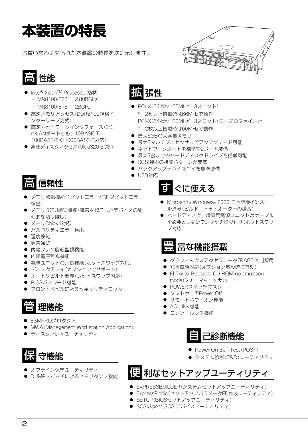 Mitsubishi Electronics FT8600  220Ra manual 本装置の特長 