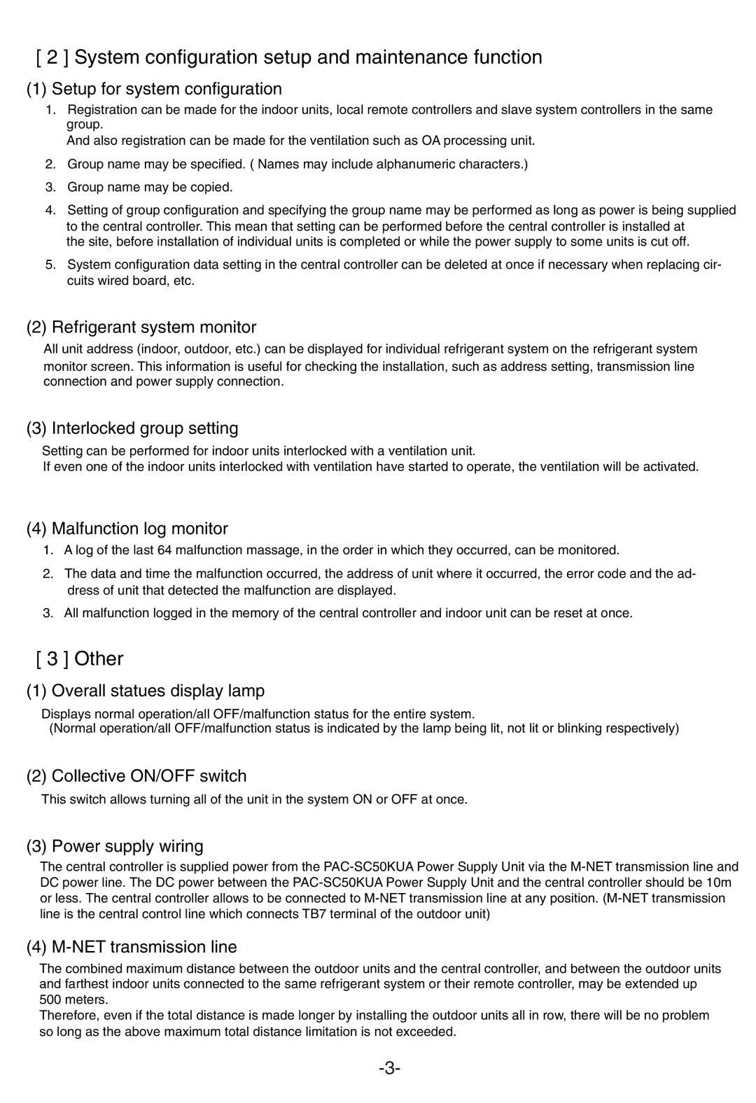 Mitsubishi Electronics G-50A appendix Setup for system configuration, Refrigerant system monitor, Interlocked group setting 