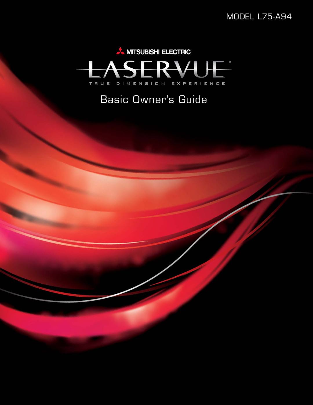 Mitsubishi Electronics L75-A94 manual Basic Owner’s Guide 