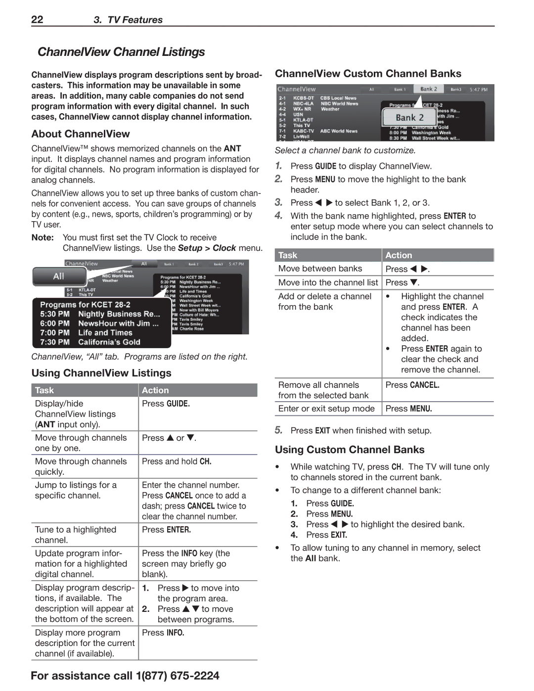 Mitsubishi Electronics L75-A94 manual ChannelView Channel Listings, About ChannelView, Using ChannelView Listings 