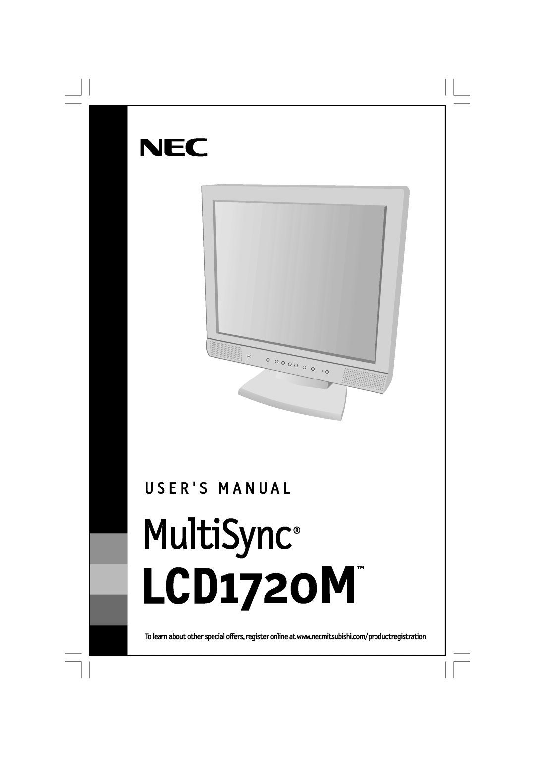 Mitsubishi Electronics LCD1720M manual 