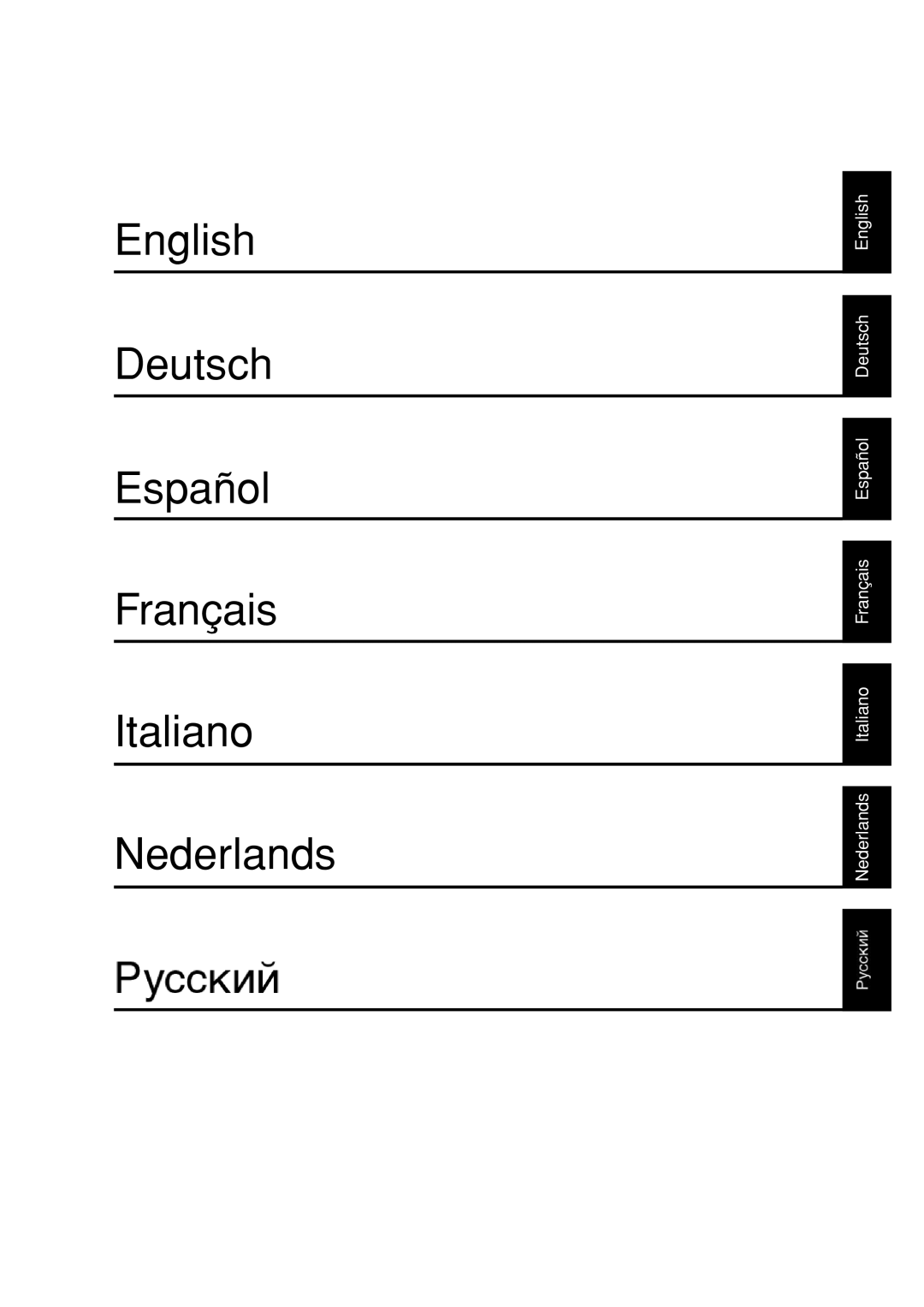 Mitsubishi Electronics LDT37IV, LDT32IV manual English Deutsch Español Français Italiano Nederlands 