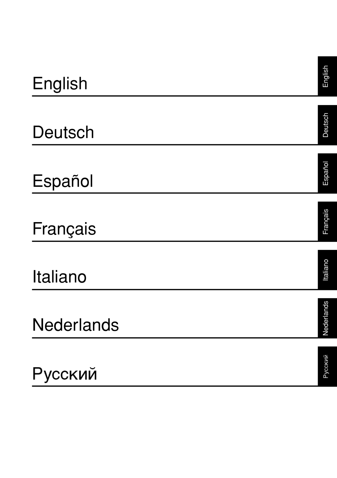 Mitsubishi Electronics LDT32IV (BH548), LDT37IV (BH544) manual English Deutsch Español Français Italiano Nederlands 