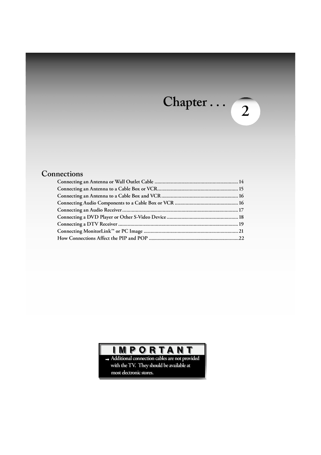 Mitsubishi Electronics LT-3020, LT-2220 manual Connections 