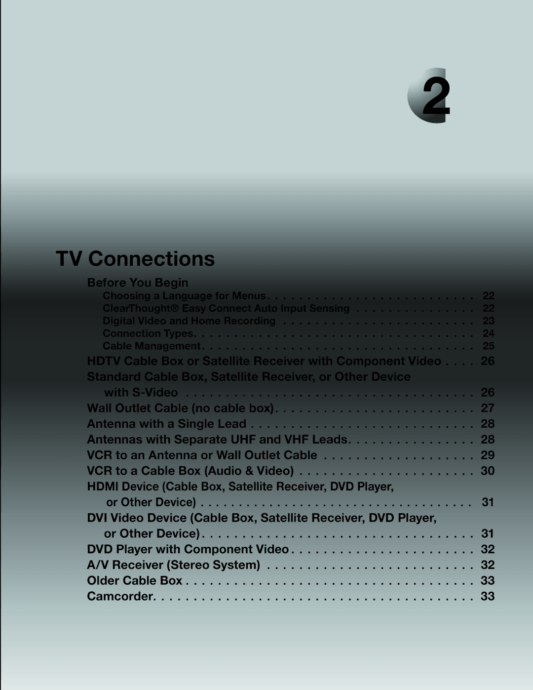 Mitsubishi Electronics LT-37131 manual TV Connections 