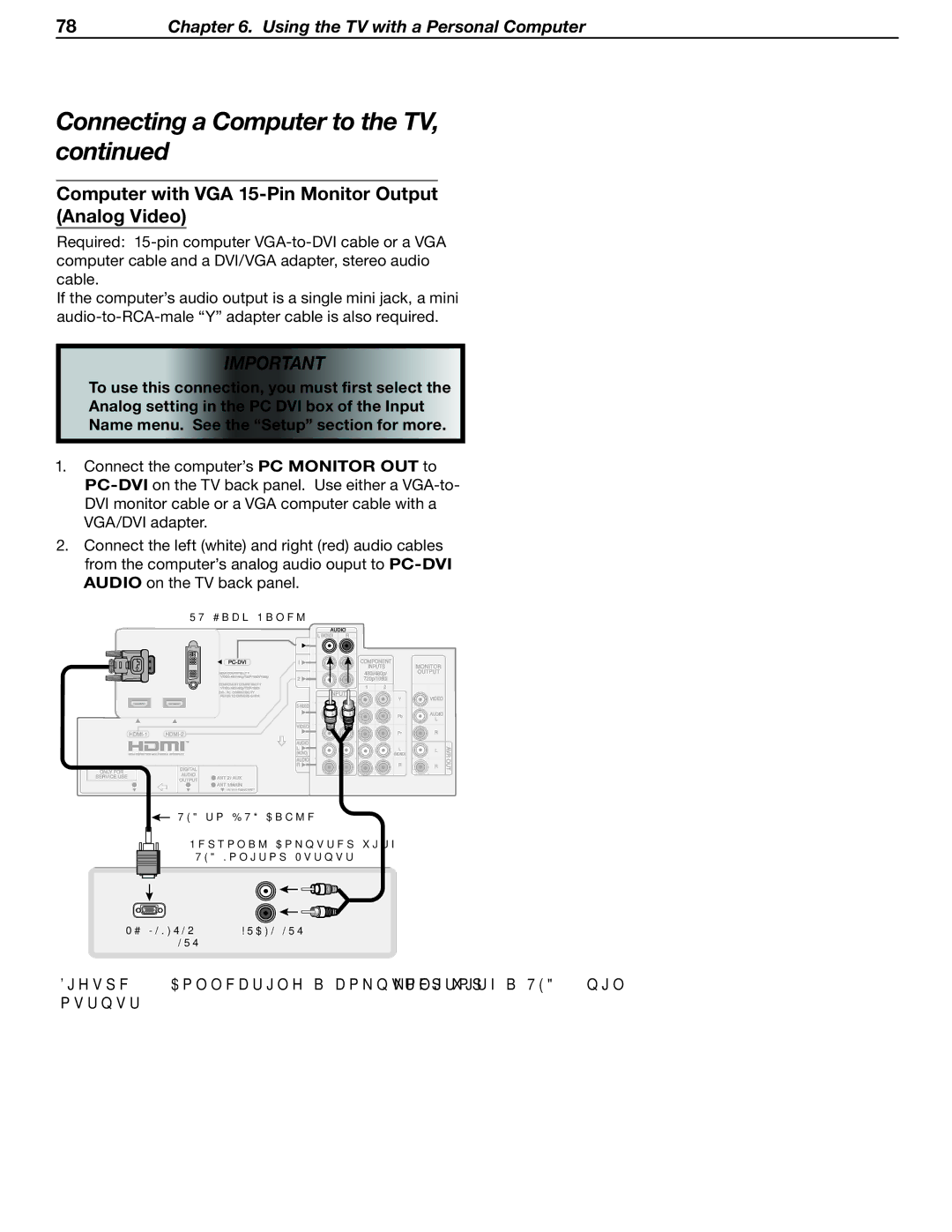 Mitsubishi Electronics LT-37131 manual Computer with VGA 15-Pin Monitor Output Analog Video 