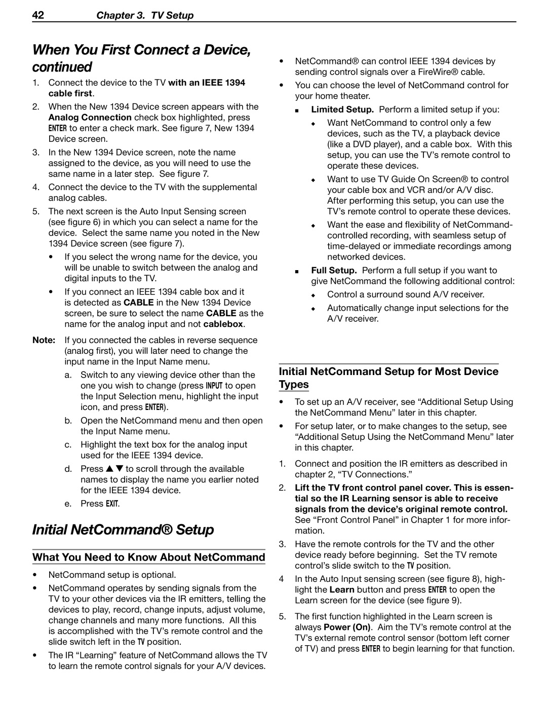 Mitsubishi Electronics LT-37132, LT-46231 manual Initial NetCommand Setup, What You Need to Know About NetCommand 