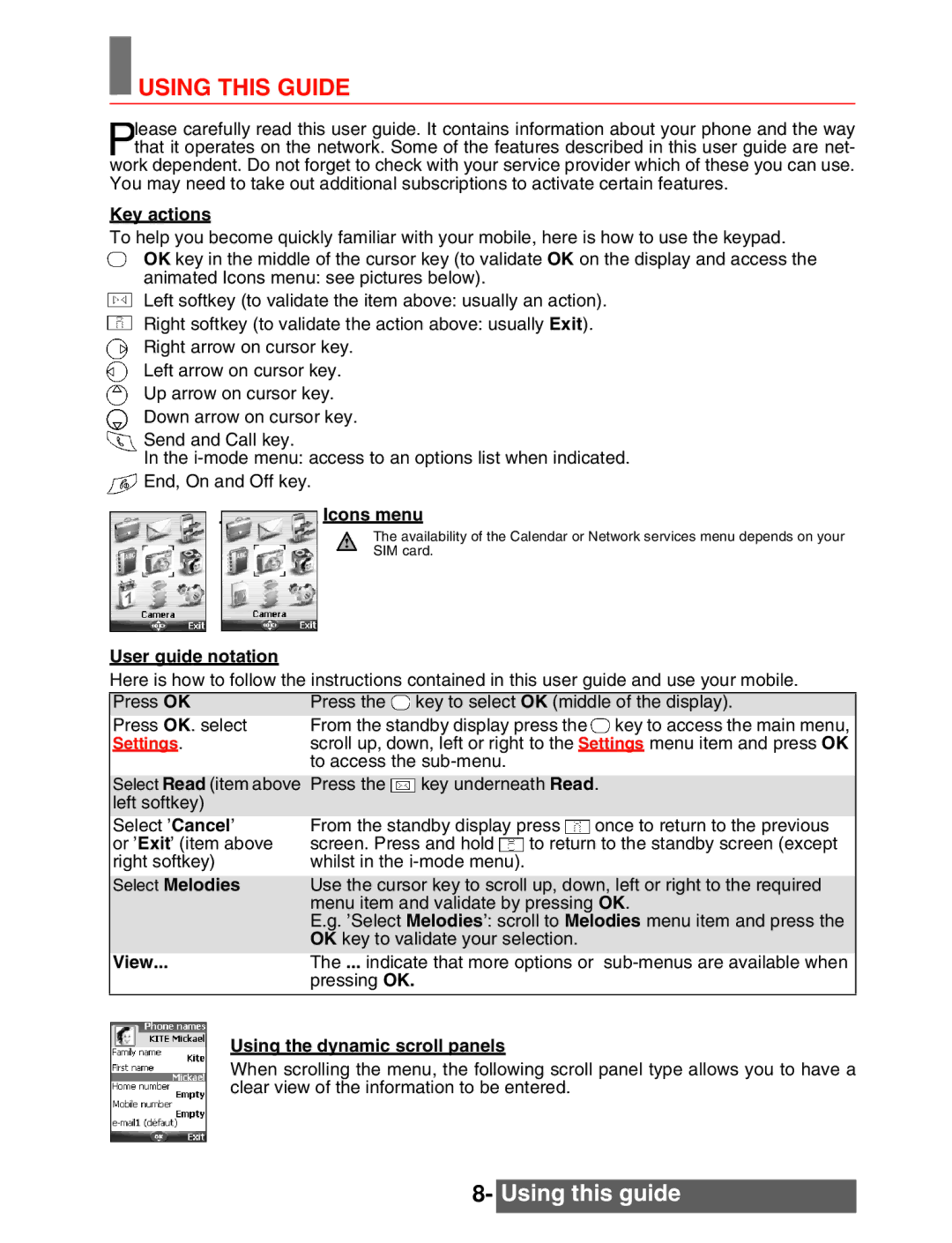 Mitsubishi Electronics M342i manual Using this Guide, Using this guide, Settings 