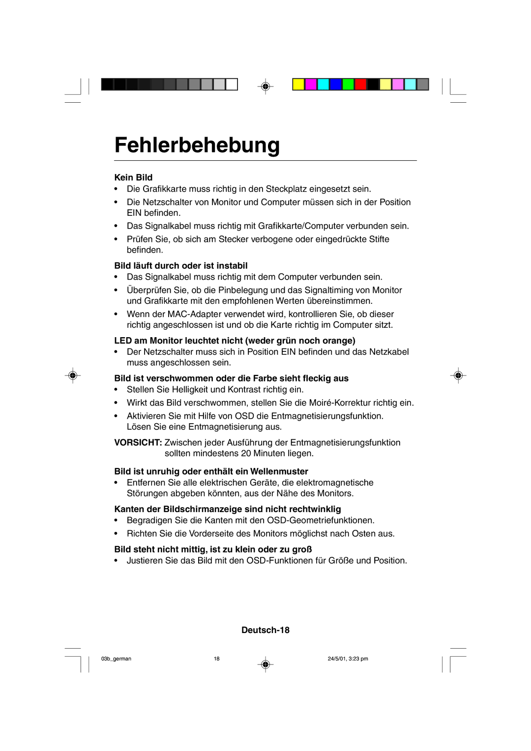 Mitsubishi Electronics M557 user manual Fehlerbehebung 