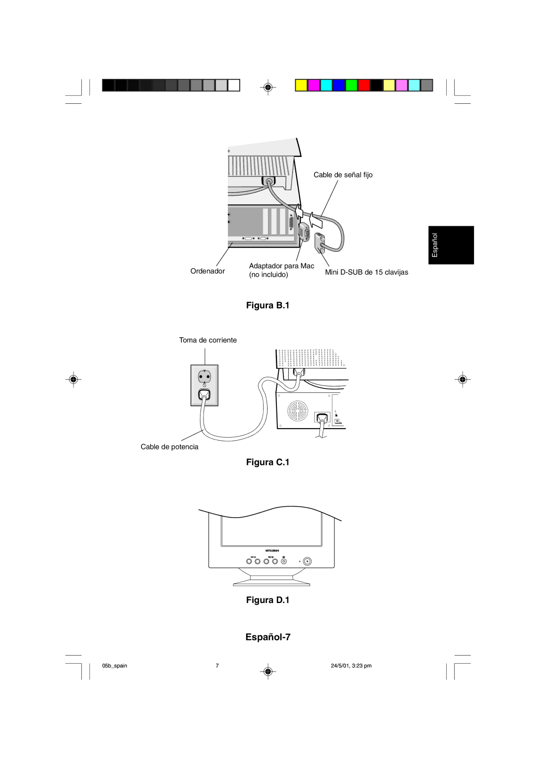 Mitsubishi Electronics M557 user manual Figura B.1, Figura C.1 