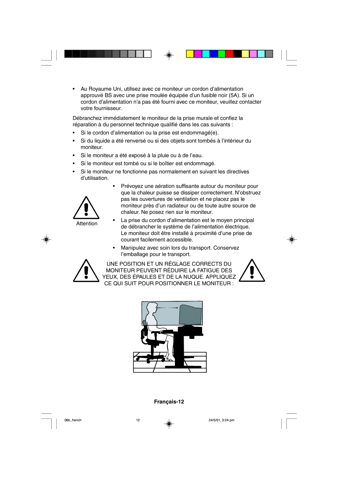 Mitsubishi Electronics M557 user manual Français-12 