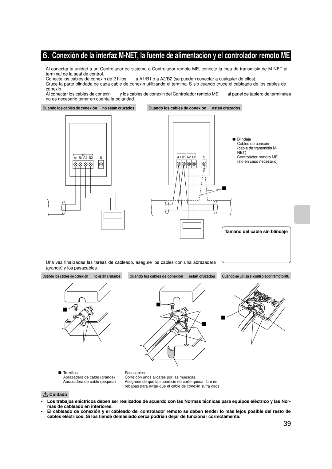 Mitsubishi Electronics MAC-399IF-E Tamaño del cable sin blindaje, Blindaje, Cables de conexión a, Cable de transmisión M 