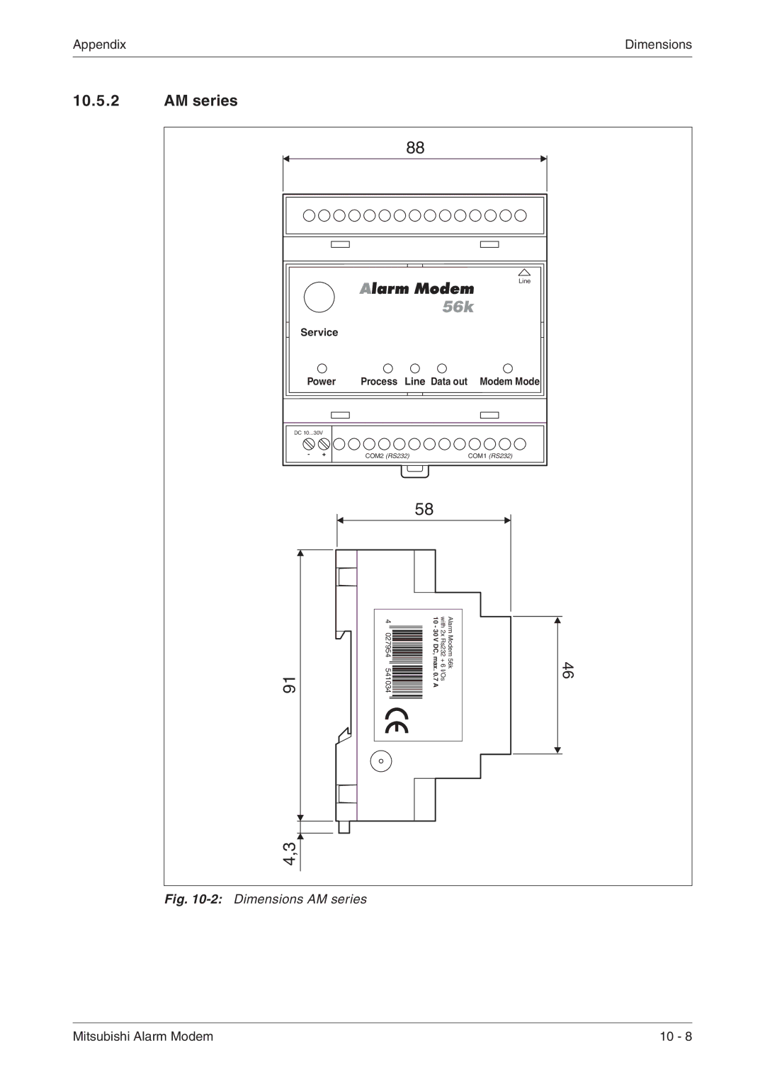 Mitsubishi Electronics MAM-GM20, MAM-AM6, MAM-GM24, MAM-AM20, MAM-GM6, MAM-AM24 instruction manual AM series, Service Power 