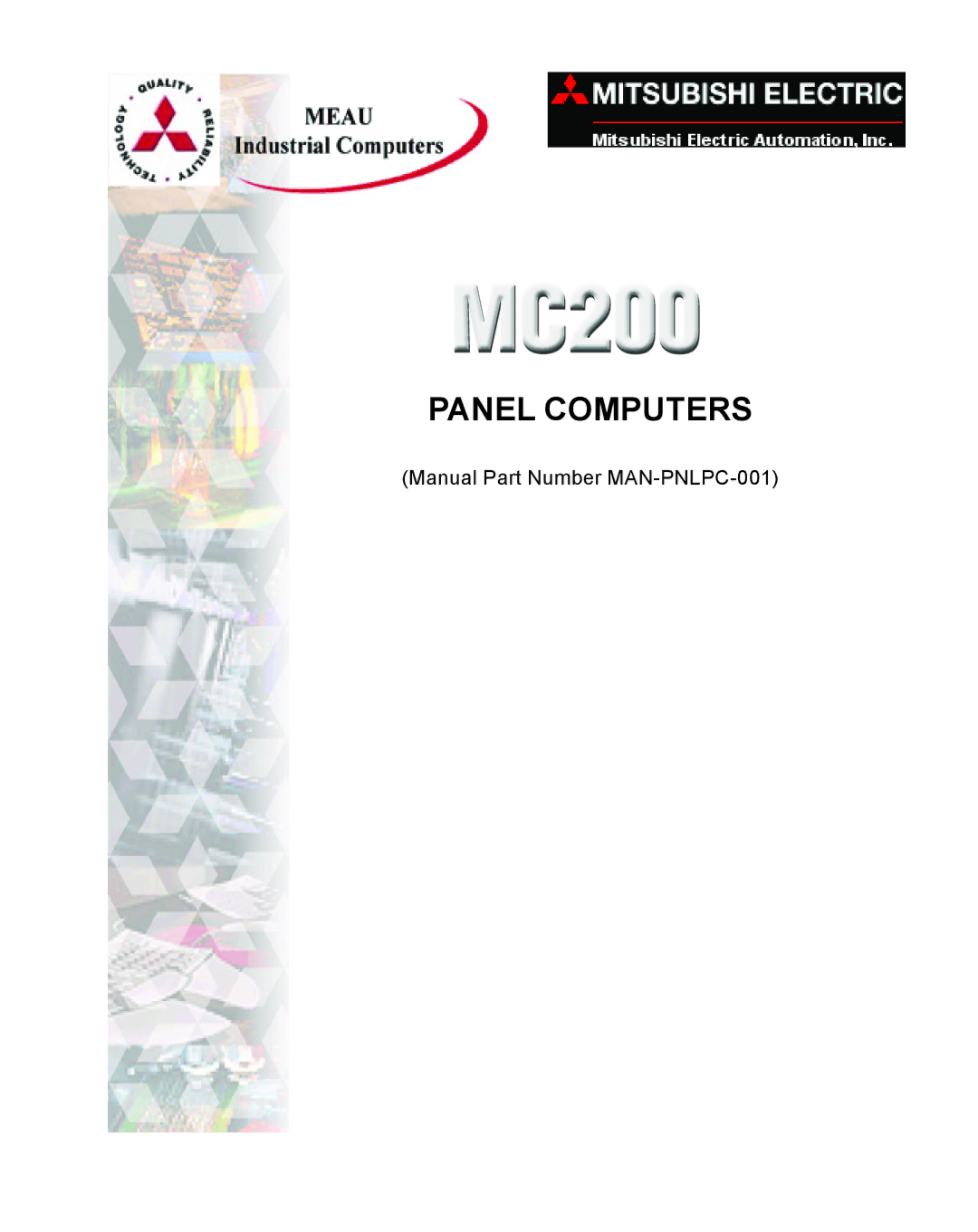 Mitsubishi Electronics MC 200 manual Panel Computers 