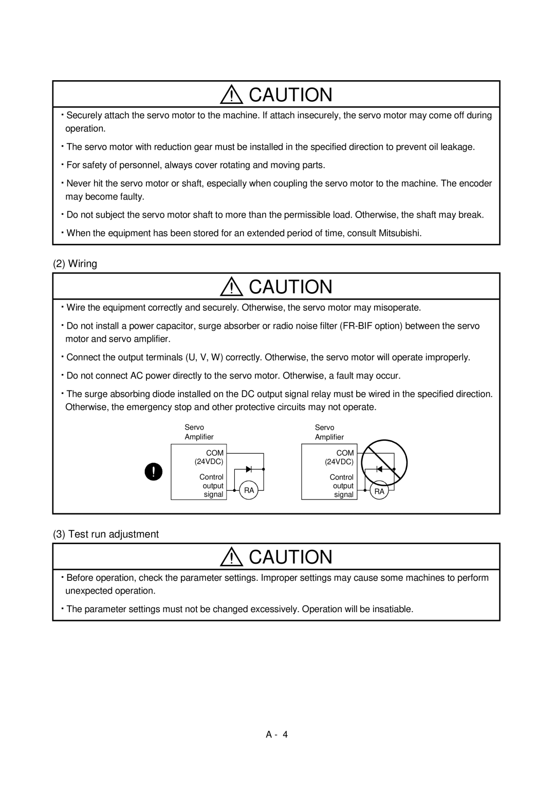 Mitsubishi Electronics MR-J2S- A instruction manual Wiring, Com 