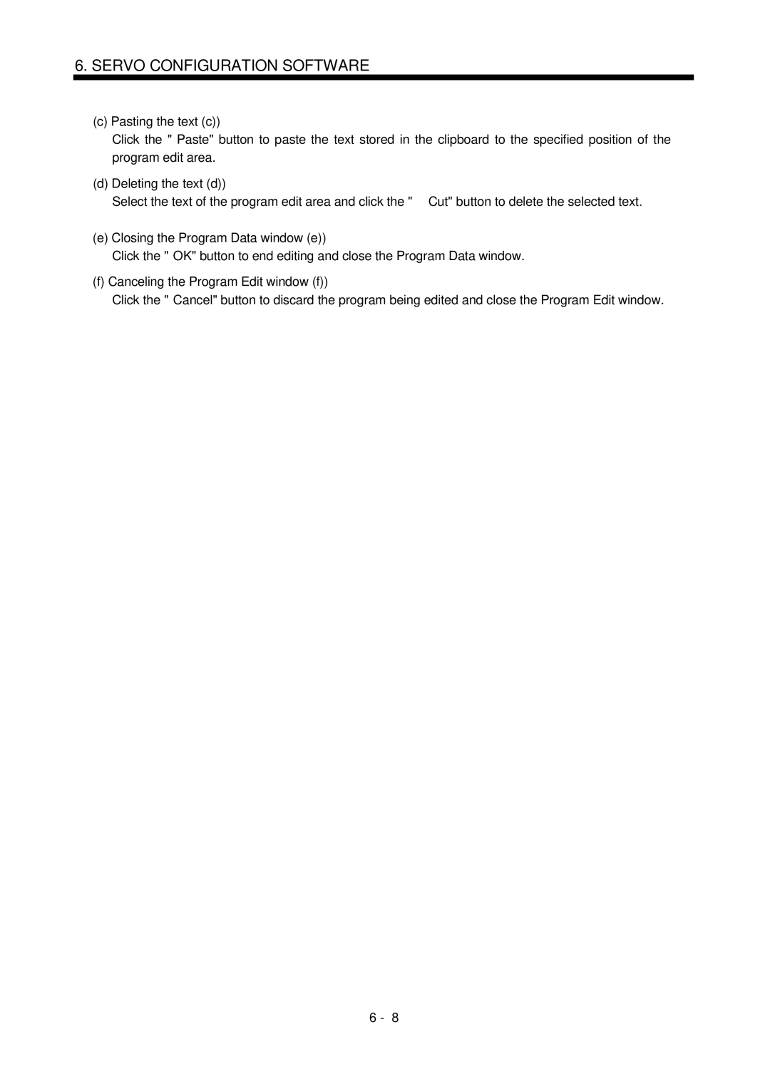 Mitsubishi Electronics MR-J2S- CL specifications Servo Configuration Software 