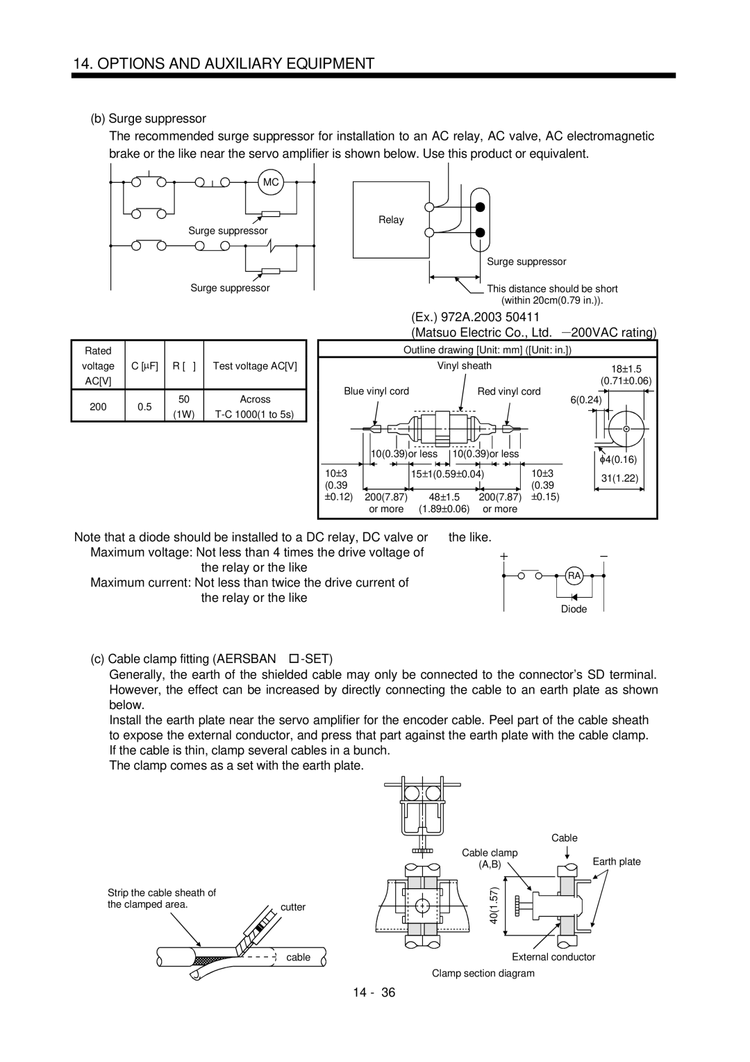 Mitsubishi Electronics MR-J2S- CL specifications Ex A.2003 