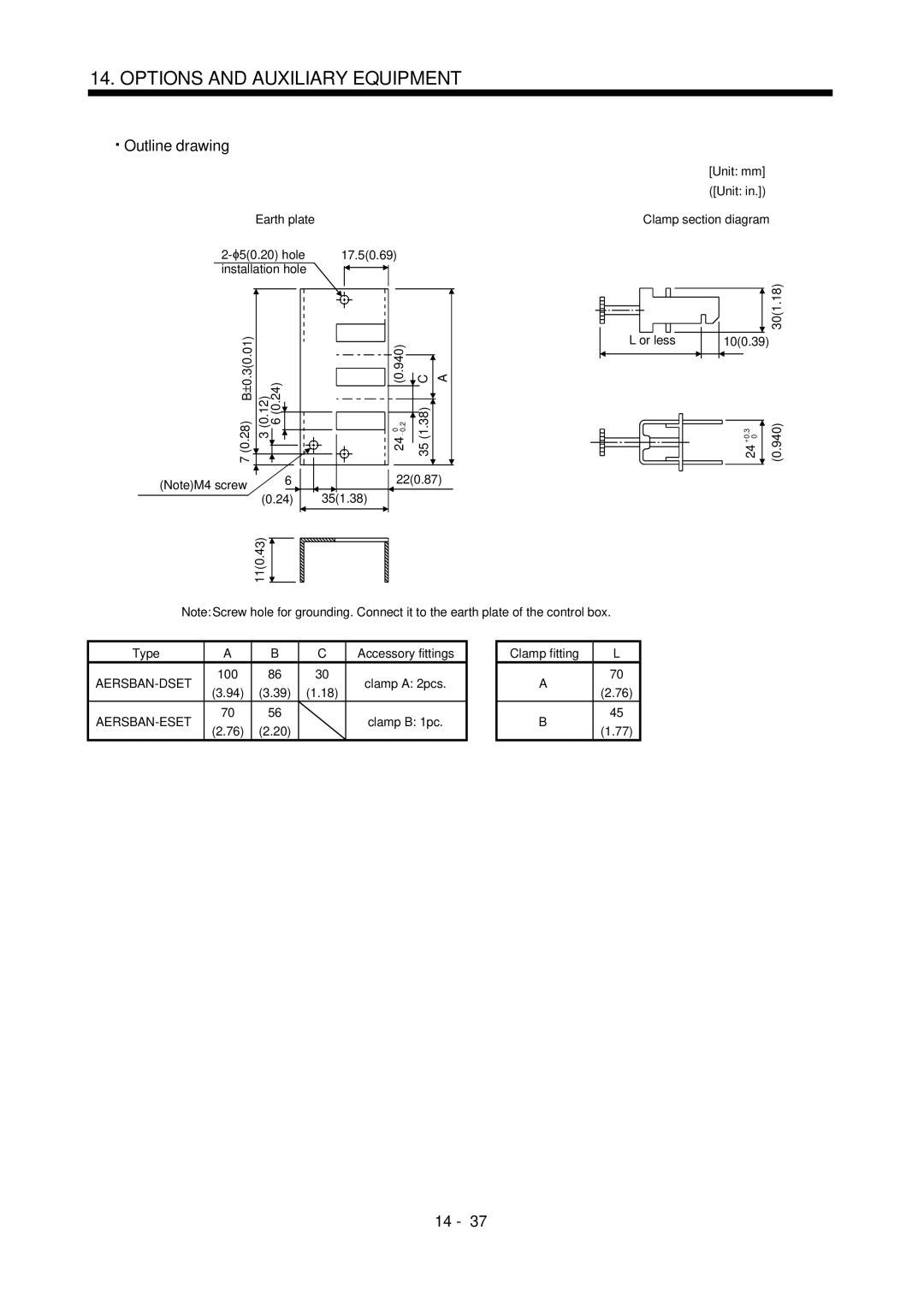 Mitsubishi Electronics MR-J2S- CL specifications Outline drawing 