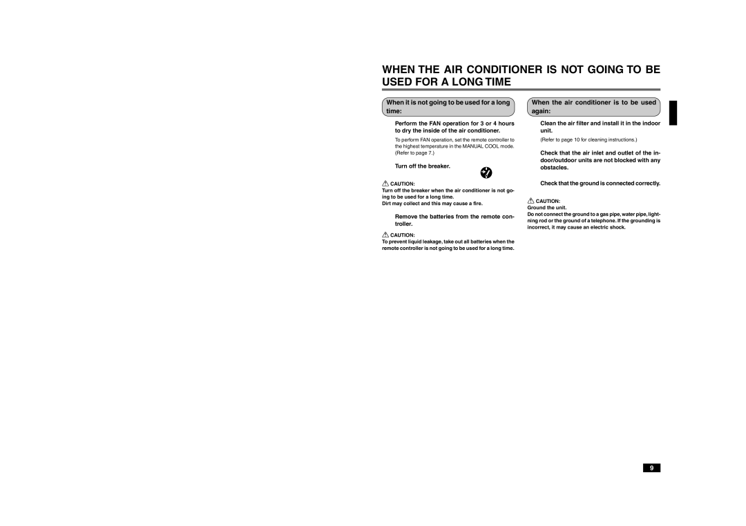 Mitsubishi Electronics MSY-A24NA manual Timer Operation ON/OFF Timer, How to set the on timer How to set the OFF timer 