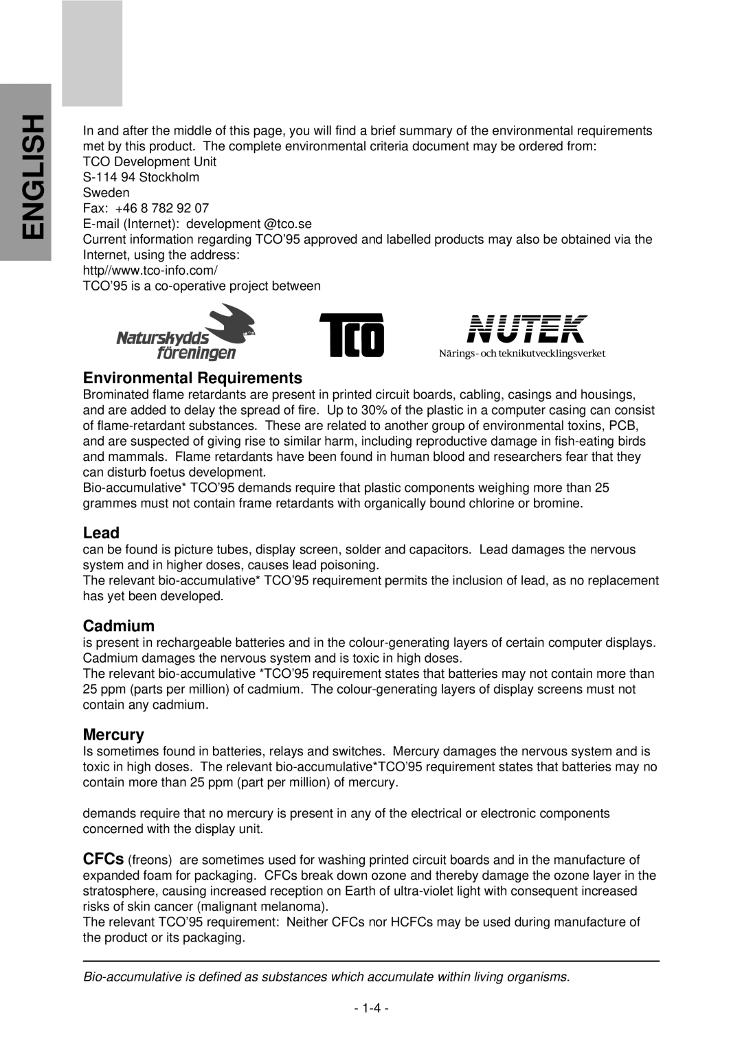 Mitsubishi Electronics NFJ9905SKHUW manual Environmental Requirements 