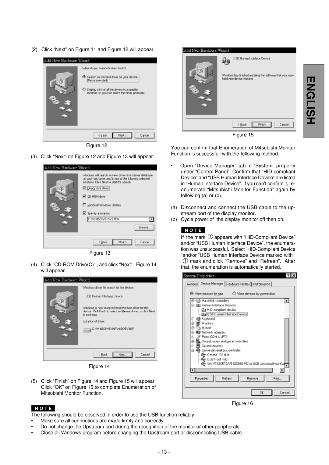 Mitsubishi Electronics NSB1107STTUW manual Click Next on and will appear 