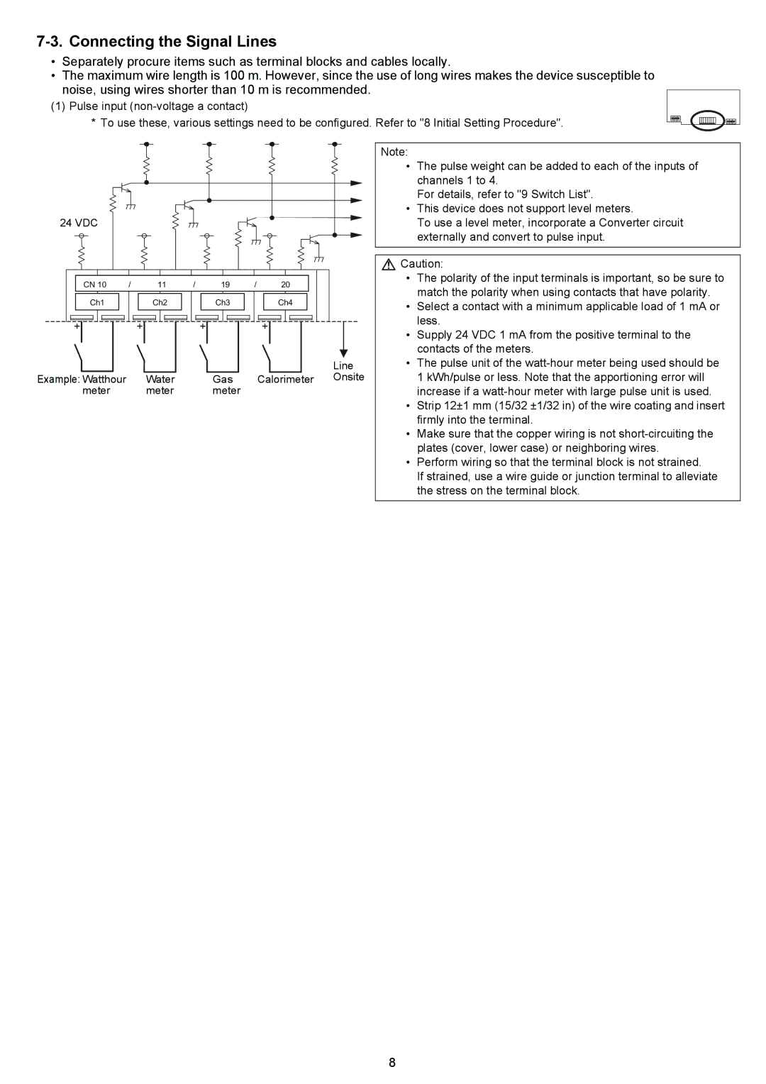 Mitsubishi Electronics PAC-YG60MCA instruction manual Connecting the Signal Lines 