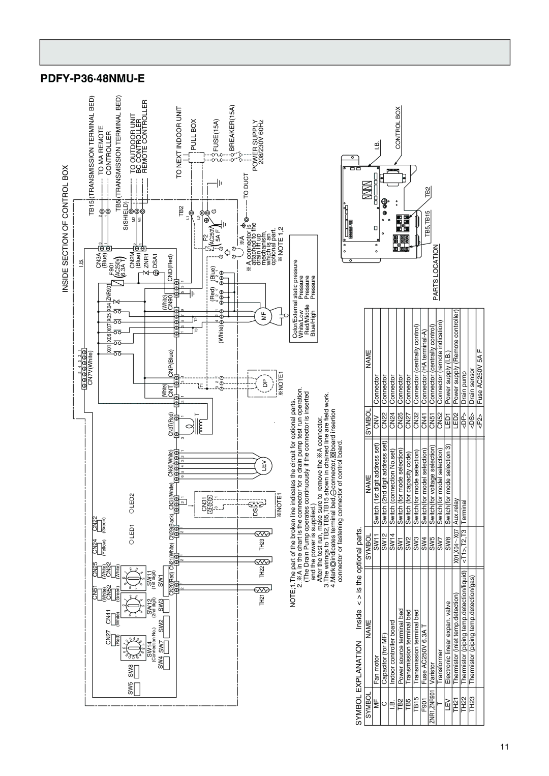 Mitsubishi Electronics PDFY-P27NMU-E, PDFY-P30NMU-E, PDFY-P08NMU-E, PDFY-P24NMU-E, PDFY-P36NMU-E, PDFY-P06NMU-E P36·48NMU-E 