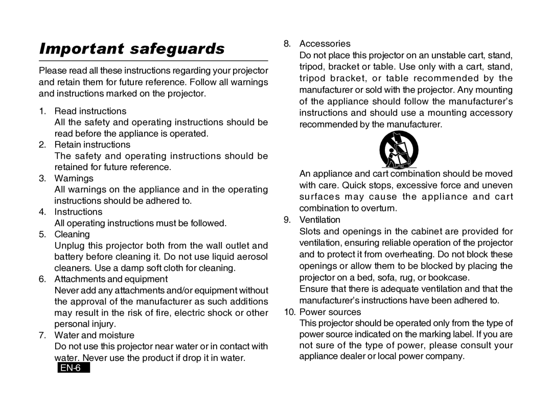 Mitsubishi Electronics PK10 user manual Important safeguards 