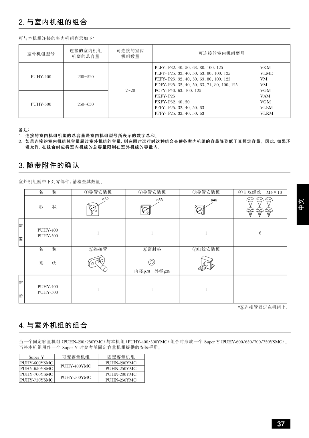 Mitsubishi Electronics PUHY-YMC installation manual #$%&*+#,%&- ./0123145&6789#$%&=?@. !# 