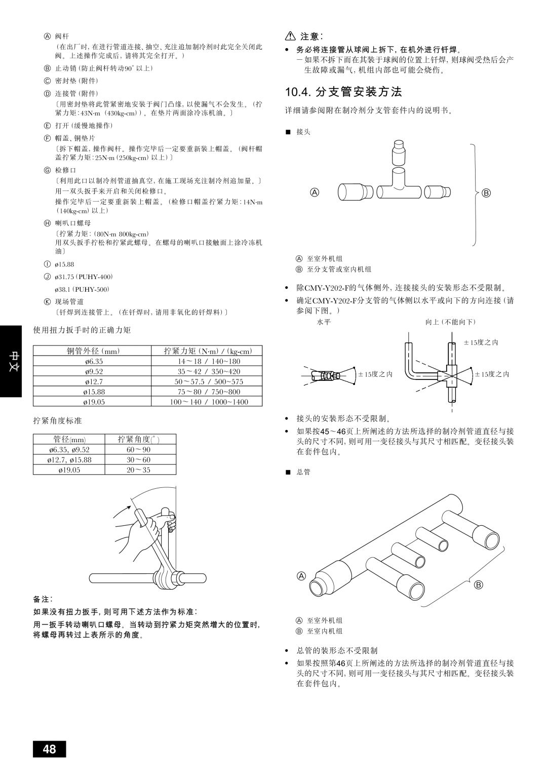 Mitsubishi Electronics PUHY-YMC installation manual Nmkqk=, Ãã ! k·ãLâÖJÅã 